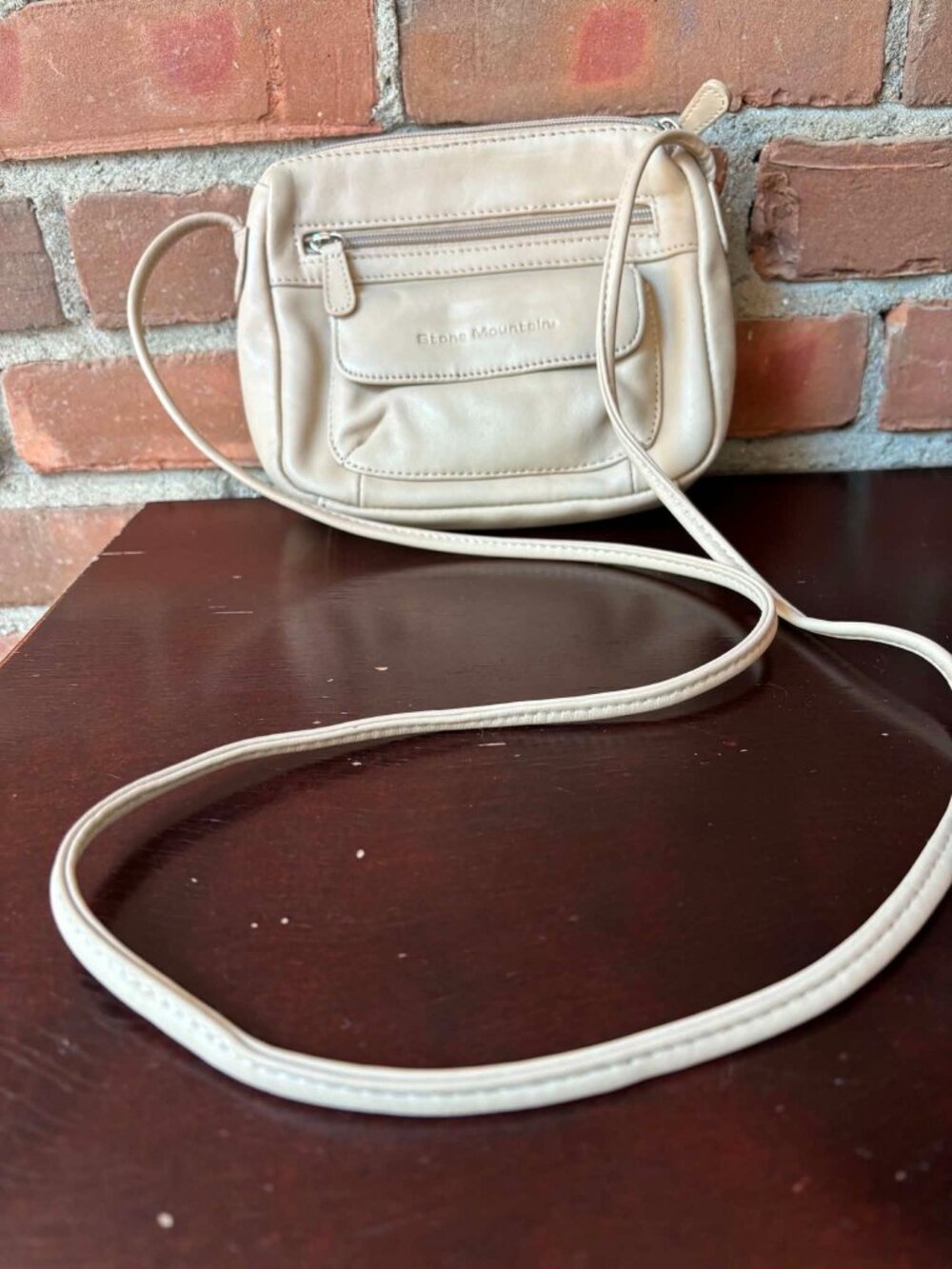 Preloved Stone Moutain Shoulder Bag in Beige